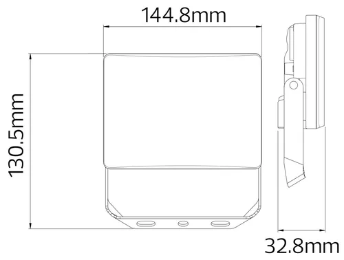 cumpără Reflector Horoz PEGASUS-30W, 6400K, negru (0PRJ-068-024-0030-010) în Chișinău 