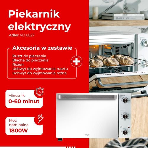 cumpără Mini cuptor electric Adler AD 6027 în Chișinău 