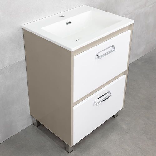 купить Шкаф под умывальник Bayro Montana Pro Allegro 600 серый камень в Кишинёве 