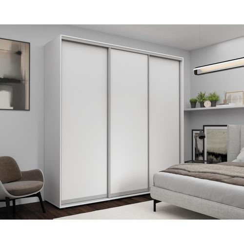 купить Шкаф Nex Home Dulap cu uși glisante 240x60x240cm, PAL, Alb в Кишинёве 