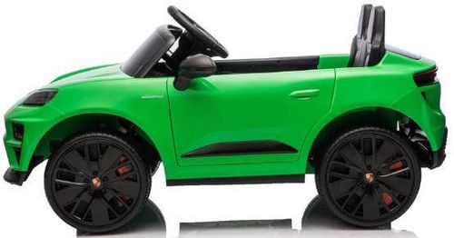 cumpără Mașină electrică pentru copii Kids car DK-PM666_Green Porsche Macan Turbo EV, 12V10AH, scaune din piele în Chișinău 