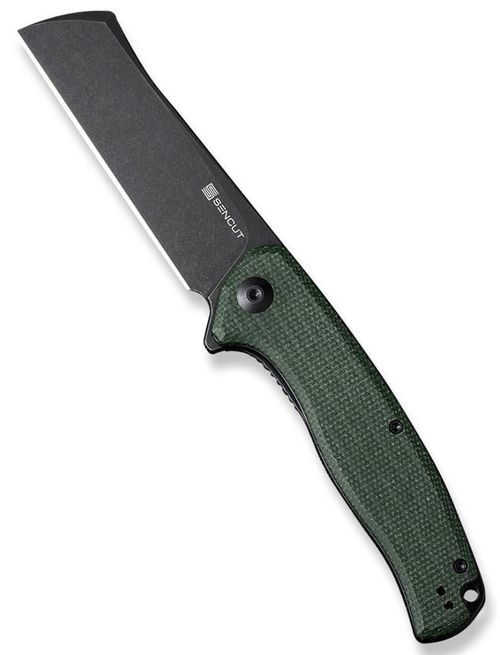 купить Нож походный Sencut S20057C-4 Traxler, mâner Canvas Micarta verde, Liner Lock в Кишинёве 
