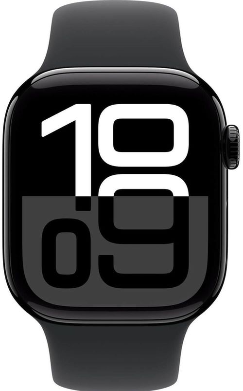cumpără Ceas inteligent Apple Watch Series 10 GPS 42mm Jet Black Aluminium Case with Black Sport Band - M/L MWWF3 în Chișinău 