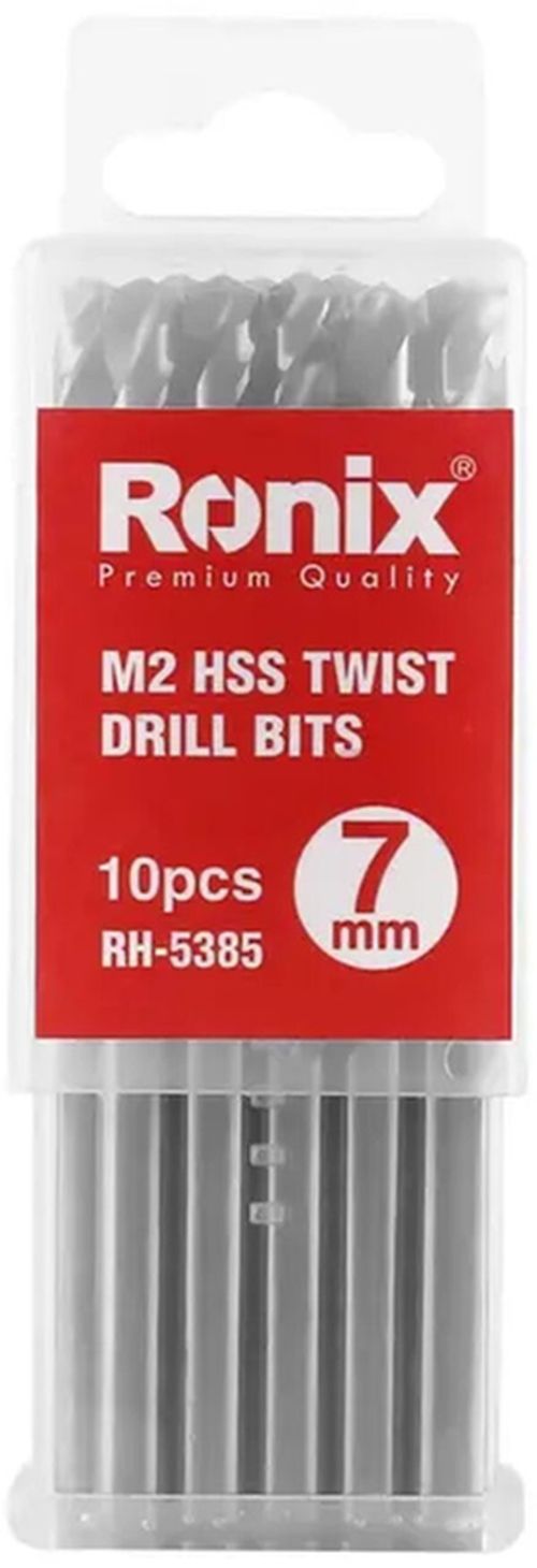 купить Сверло Ronix RH-5385 Set burghiu 7mm-M2 (10buc) в Кишинёве 