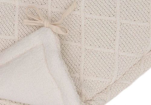 cumpără Protecție laterală pentru pătuț Jollein 004-895-68038 Aparator lateral pentru patut Check Knit Oatmeal, 180x30 cm în Chișinău 