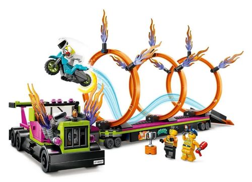 cumpără Set de construcție Lego 60357 Stunt Truck & Ring of Fire Challenge în Chișinău 