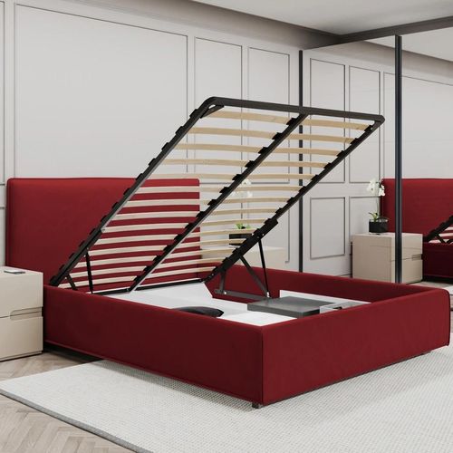 купить Кровать Bayro ZenDesign 1400x2000, подъёмный механизм, ткань кат. III в Кишинёве 