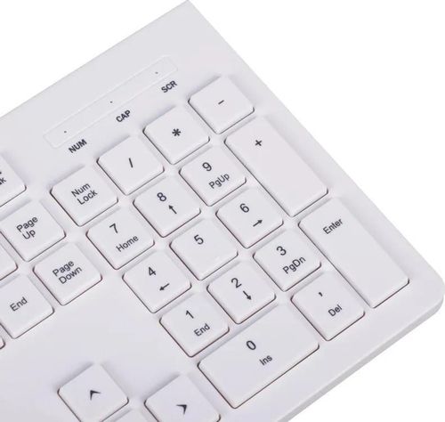 купить Клавиатура Hama R1182680 KC-200 Basic white, RUS в Кишинёве 
