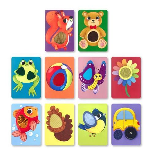 купить Настольная игра Dodo 301231 Set carduri cu elemente tactile Montessori La plimbare в Кишинёве 