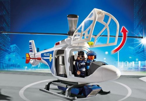 купить Конструктор Playmobil PM6921 Police Helicopter with LED Searchlight в Кишинёве 
