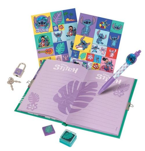 cumpără Carnet As Kids 1027-64246 Set jurnal cu lacat Stitch cu pix si stickere în Chișinău 