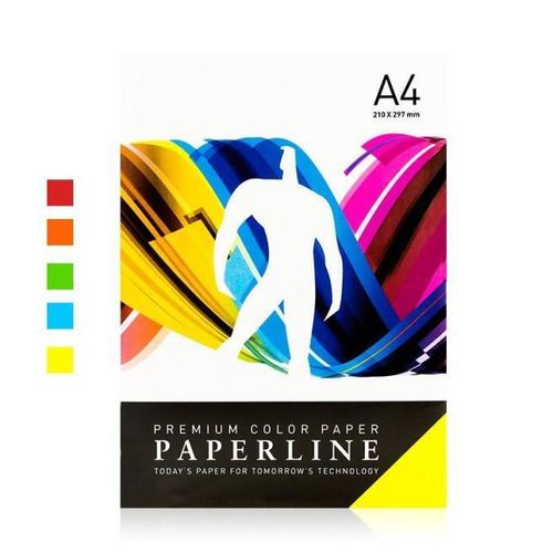 купить Бумага офисная Paperline Hartie colorata A4 Rainbow-Mix Intensiv 80g/250 foi (82A-250) в Кишинёве 
