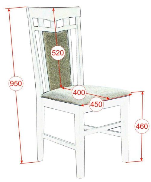 купить Стул Evelin di Costacurta Deepa R Chocolate (Обивка NV-3WP) в Кишинёве 