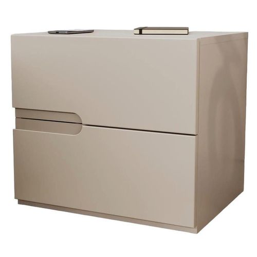cumpără Noptieră Bayro Bayro Modena 550x500x450 Ручка Sorrento серый камень în Chișinău 