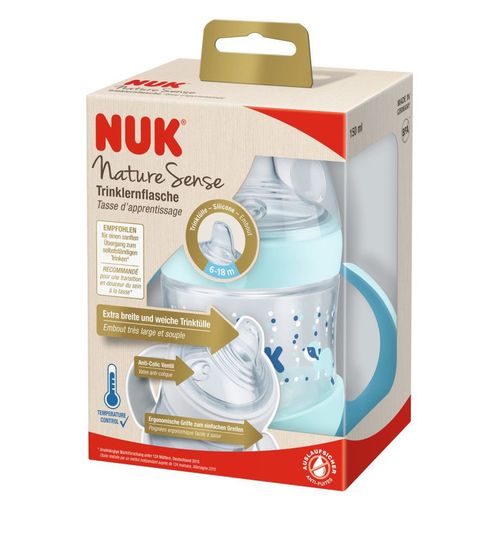 Canuta anticurgere NUK Nature Sense (6+ luni) 150 ml 