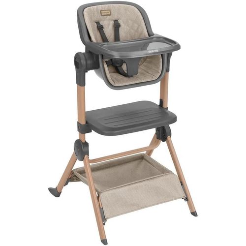 cumpără Leagăn Kikka Boo 31003020110 Patut si scaun de masa 2in1 Sleat Me Beige în Chișinău 