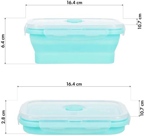 купить Контейнер для хранения пищи Nils NC4105 Folding Container/Lunch Box Mint 500ml в Кишинёве 