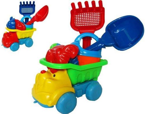 купить Игрушка Promstore 32125 Набор игрушек для песка в машине 5ед, 25x15cm в Кишинёве 