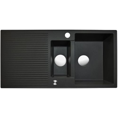 купить Мойка кухонная Reginox R37010 Paris 15 Black Silvery в Кишинёве 