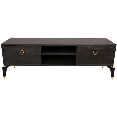 купить Тумба напольная для TV Trendy Posh Maro închis, 143x47x40cm (GTR000227) в Кишинёве 