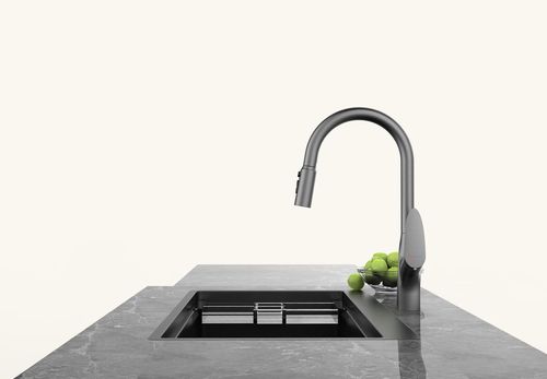 купить Смеситель кухонный Backer ERA 3440 Gun Gray в Кишинёве 