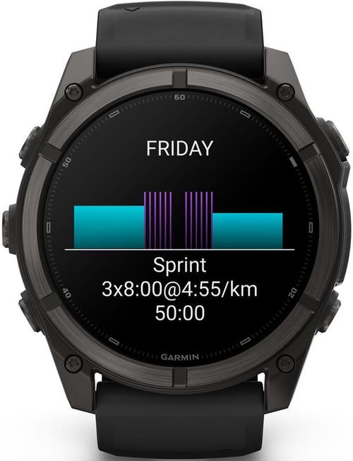 cumpără Ceas inteligent Garmin Fenix 9, 51mm, Carbon DLC, Black Band (010-04763-11) în Chișinău 