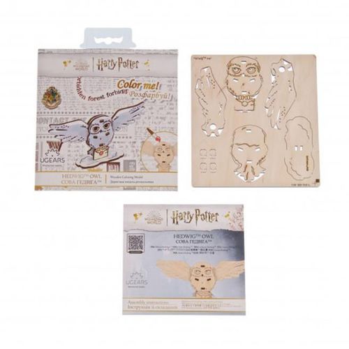 cumpără Puzzle Ugears 60898 3D Puzzle de colorat Hedwig în Chișinău 