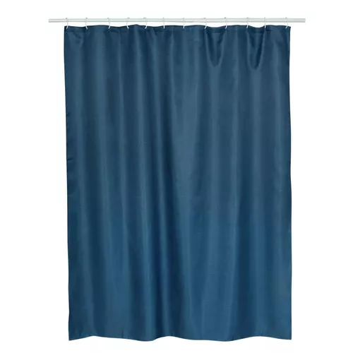 cumpără Perdea de duș Bisk 08379 TXT TREE albastru-inchis 180x200 în Chișinău 
