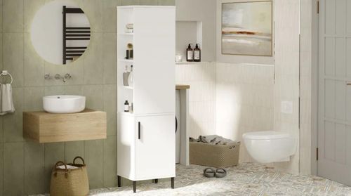 купить Шкаф-пенал Trendy VI1-W 45x173x35cm, multifunctionala (GTR006715) в Кишинёве 