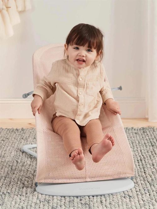 купить Детское кресло-качалка BabyBjorn 005142A Balance Soft Pearly Pink/White в Кишинёве 