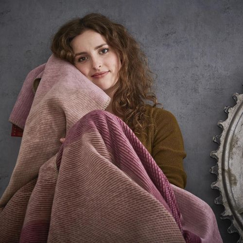 cumpără Textile de casă Ibena 1250/500 Jacquard Decke Toronto Violet/brown în Chișinău 