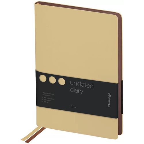 cumpără Carnet Berlingo RL276413 Agenda nedatata Fuze A5, 136 foi, bej în Chișinău 