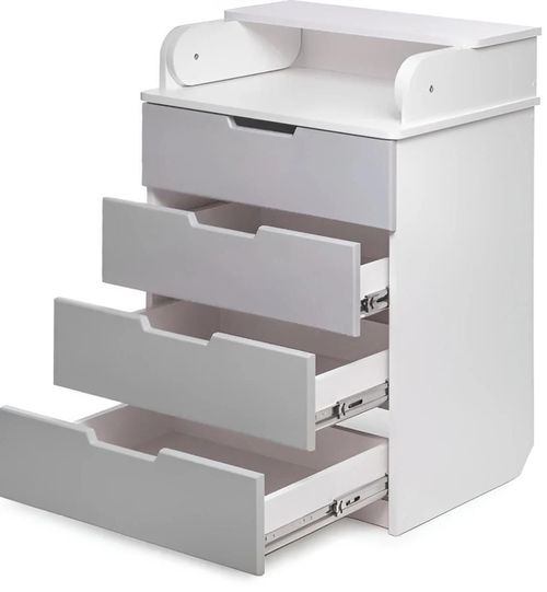 купить Комод-пеленатор PernaMea Happy Baby 600 MDF Light Grey (114452) в Кишинёве 