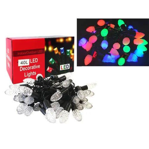 cumpără Ghirlandă Promstore 37395 Conuri/Stele 40 LED multicolore, 5.5m în Chișinău 