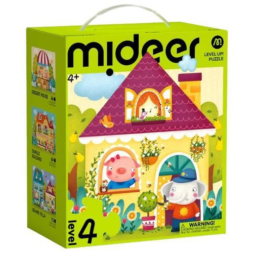 cumpără Puzzle Mideer MD1645 Puzzle Orășelul de basm 3în1, nivelul 4 în Chișinău 