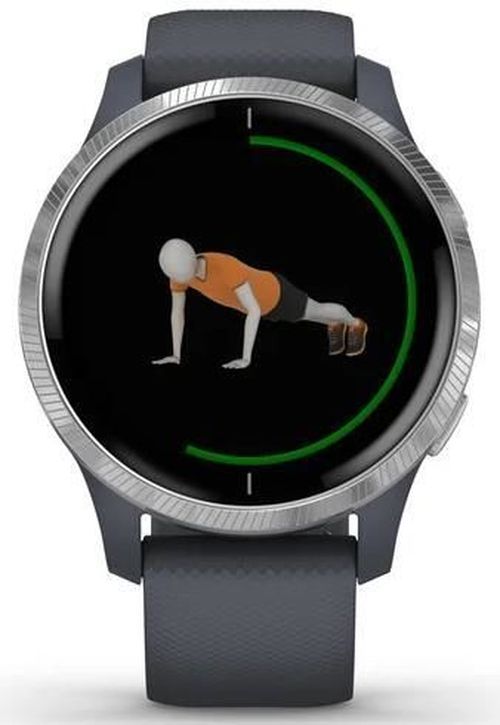 купить Смарт часы Garmin Venu Blue Granite/Silver, S.EU в Кишинёве 