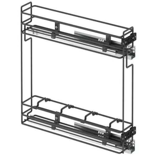 купить Фурнитура для мебели Starax S-2421-A бутылочница 150мм антр пз ч/в R в Кишинёве 