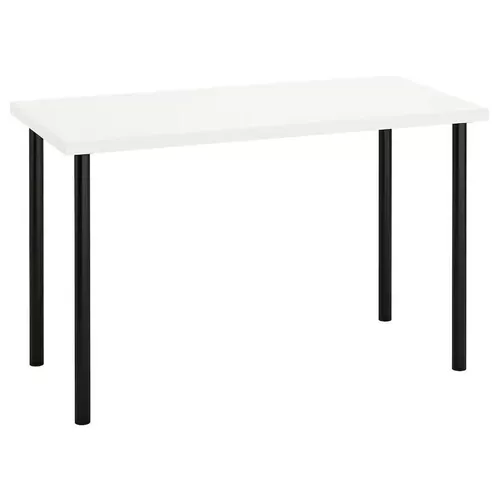 купить Офисный стол Ikea Lagkapten/Adils 120x60 White/Black в Кишинёве 