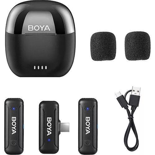 купить Микрофон Boya BY-WM3T-U2 Type-C Jack, Black в Кишинёве 