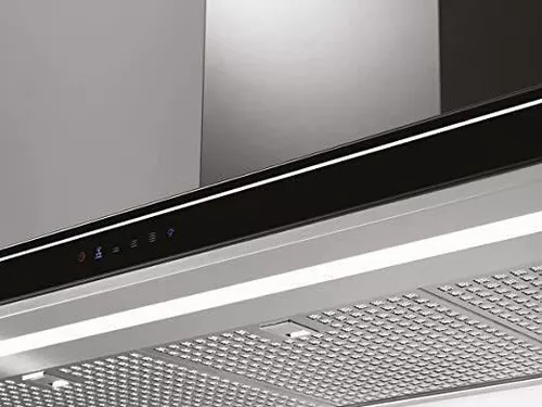 купить Вытяжка Falmec LUCE 90 E.P.CAP. Black Glass RAL 9005 (with filter pack) в Кишинёве 