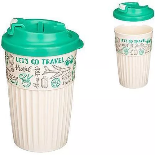 купить Термокружка Бытпласт 46826 Термостакан Phibo 450ml с клапаном Travel, зеленый в Кишинёве 