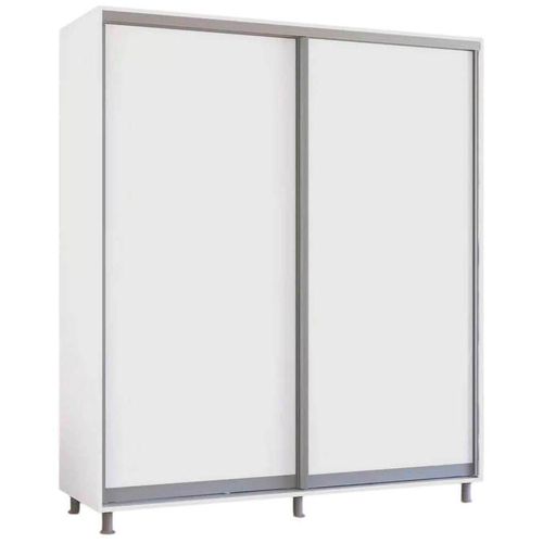 cumpără Dulap Mobildor-Lux Aron cu uși glisante (230x60x210H cm) Alb Brilliant în Chișinău 