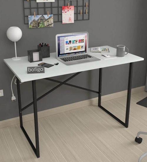cumpără Masă de birou Nex Home Metal, 120x60 cm, Alb (20-05-01) în Chișinău 