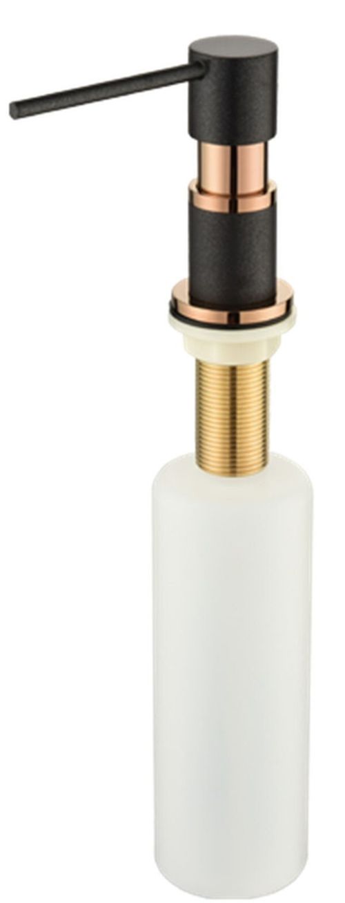 cumpără Dozator săpun Helika-AquaSanita DTR-601CC Black Metallic/Copper în Chișinău 