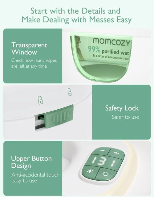 купить Подогреватель Momcozy WW004-WH94NB-A Incalzitor pentru servetele в Кишинёве 