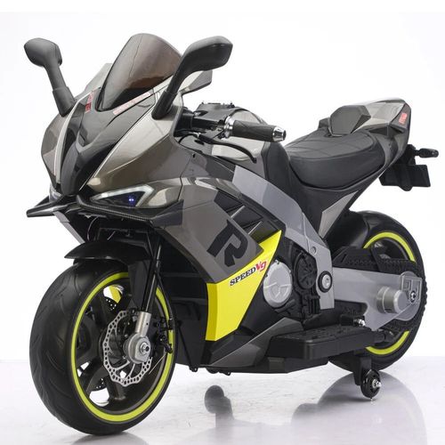cumpără Mașină electrică pentru copii Richi (78962) Motocicleta gri pe acumulator pentru copii (9002) în Chișinău 