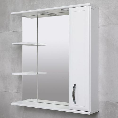 cumpără Oglindă baie Bayro Allure 800x750 правый белый în Chișinău 