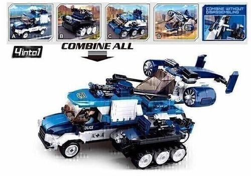 cumpără Set de construcție Sluban B0760 POLICE 4 INTO 1 în Chișinău 