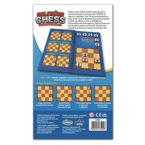 cumpără Joc educativ de masă miscellaneous 10655 Joc educativ Solitaire Chess (RO) 53378 în Chișinău 
