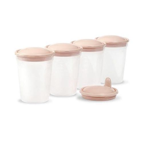 cumpără Container alimentare BabyOno 1028/01 Container pentru depozitarea de lapte (4 buc.) bej în Chișinău 